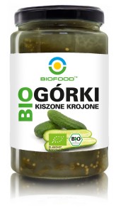 Bio Ogórki Kiszone Krojone 750 g