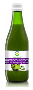 Karczoch kiszony 100% sok ekologiczny tłoczony 300 ml
